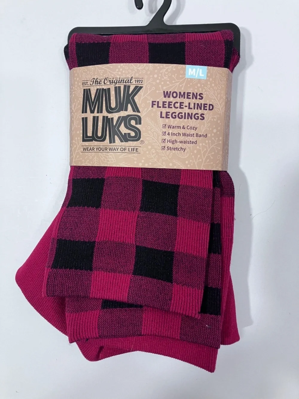 Muk Luks Fleece Lined Leggings M/L NEW